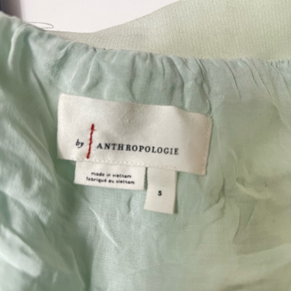 ANTHROPOLOGIE Sydney Shimmer Tulle Midi Skirt Mist green Gold glitter skirt - Picture 9 of 10